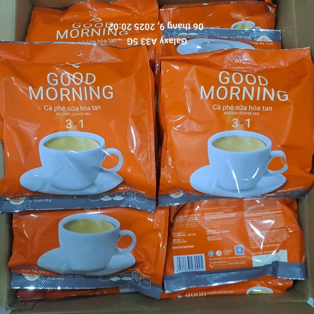 Растворимый кофе 3-в-1 Good Morning (Trần Quang), 480 г
