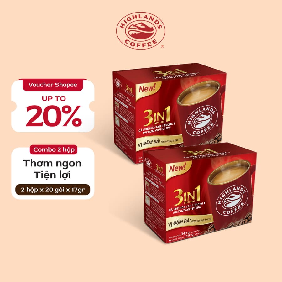 Растворимый кофе 3-в-1 Highlands Coffee