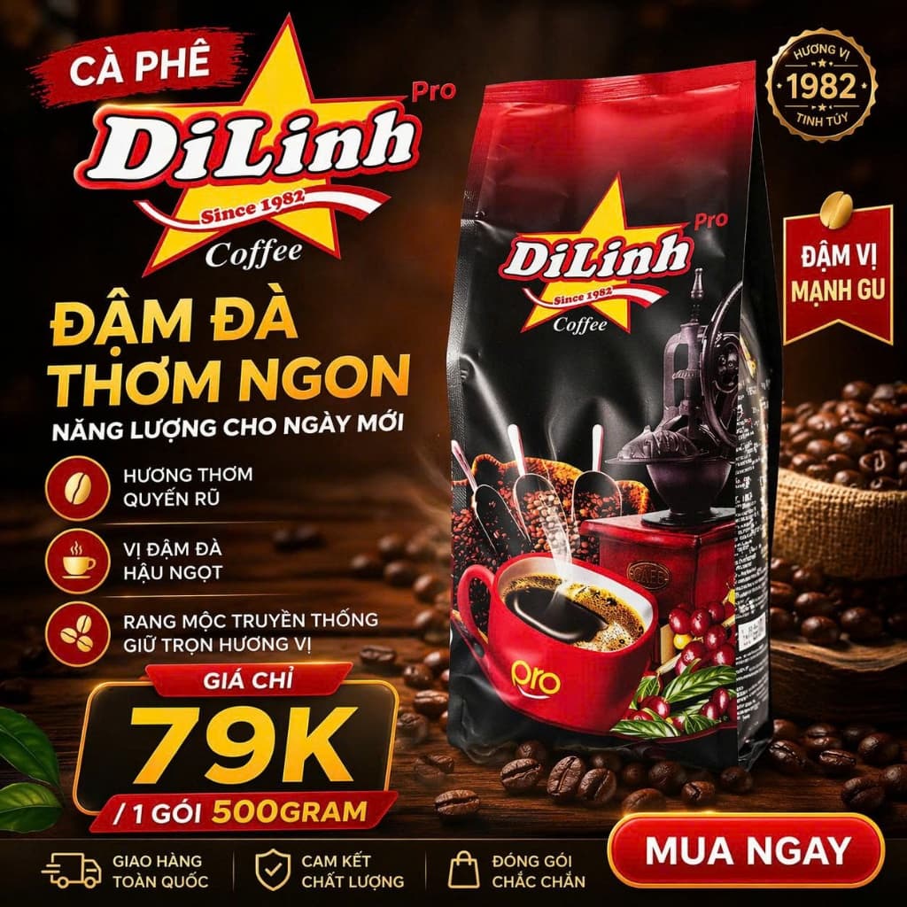 Кофе Chồn Nâu Long King, нота мокко, 500 г