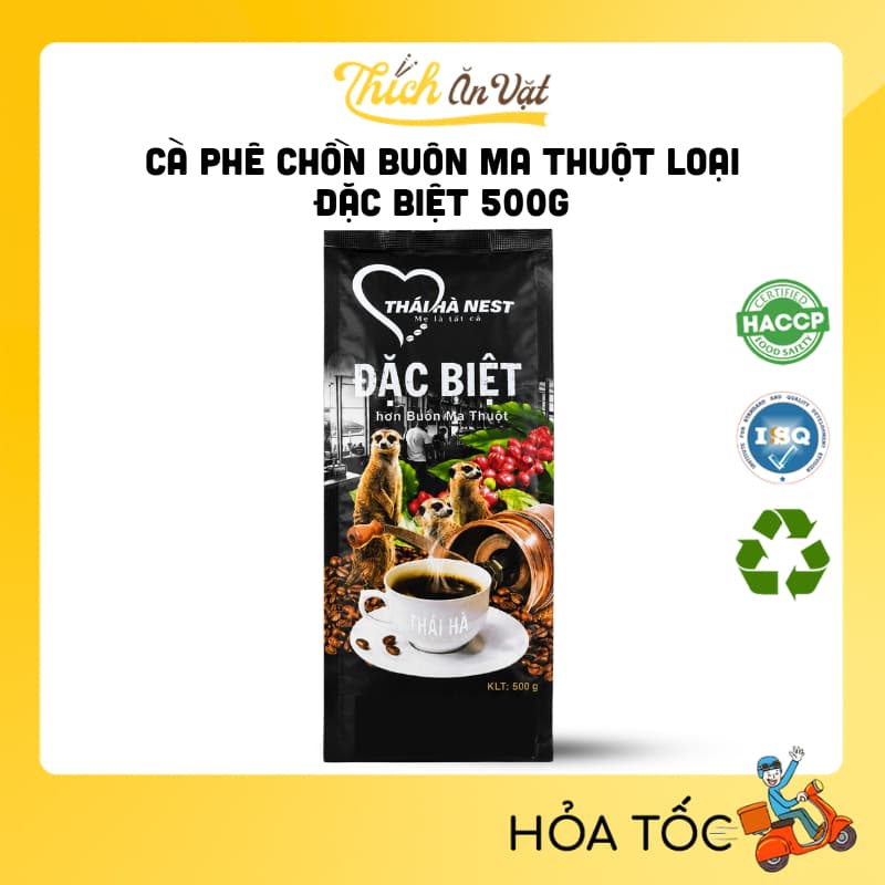 Кофе Chồn Буон Ма Тхуот, линейка Thái Hà Nest, чёрная пачка