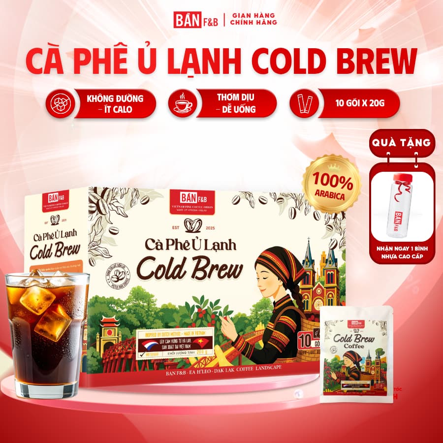 Дрип-пакеты Cold Brew, 10 пакетиков, 200 г