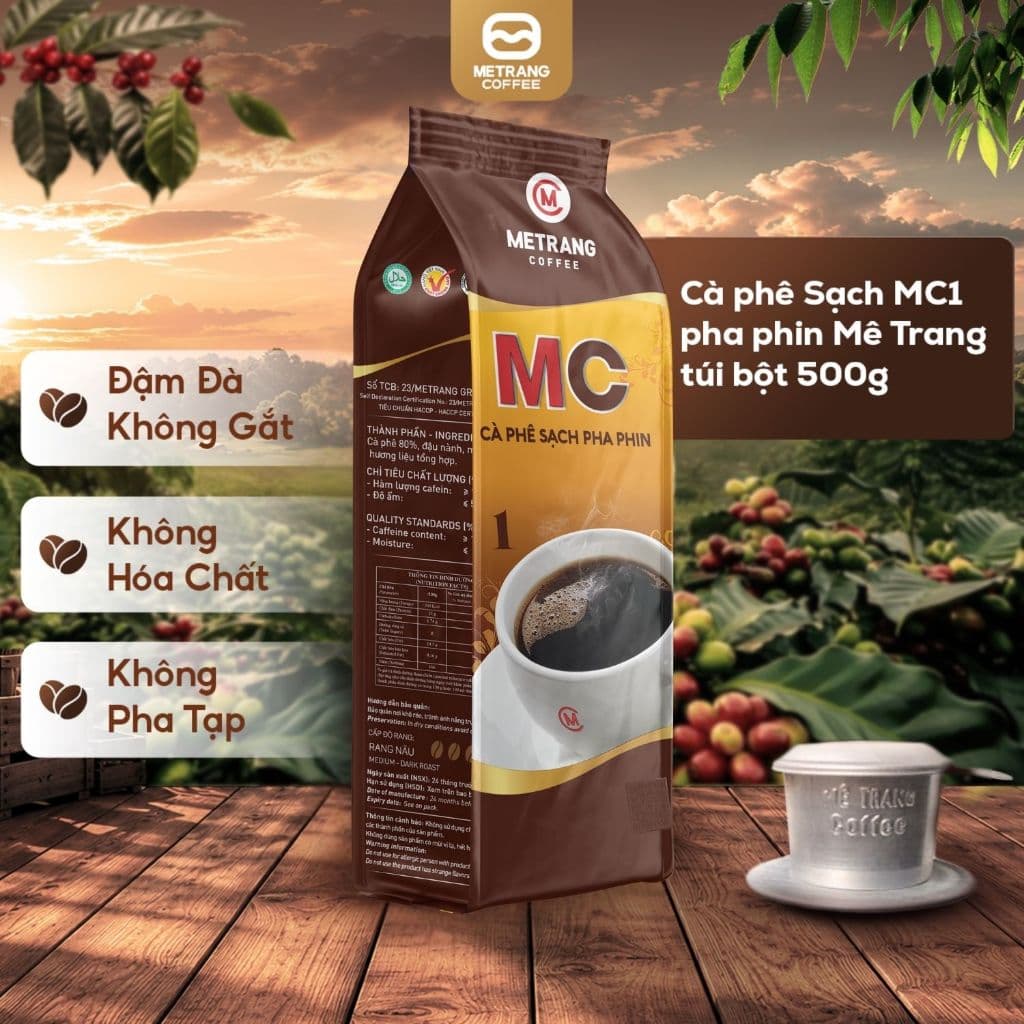 Mê Trang «Сạch» MC1, молотый 500 г