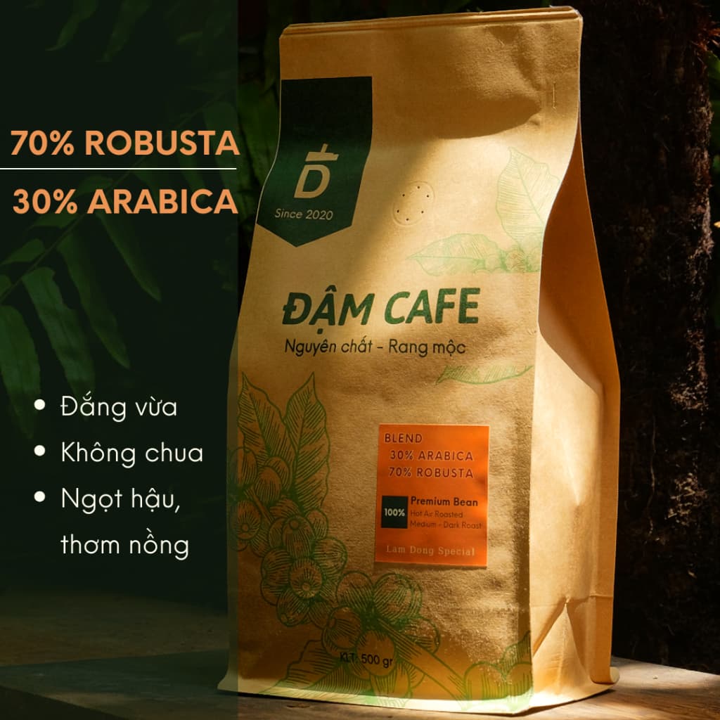 Кофе в зёрнах сорта бленд Robusta/Arabica