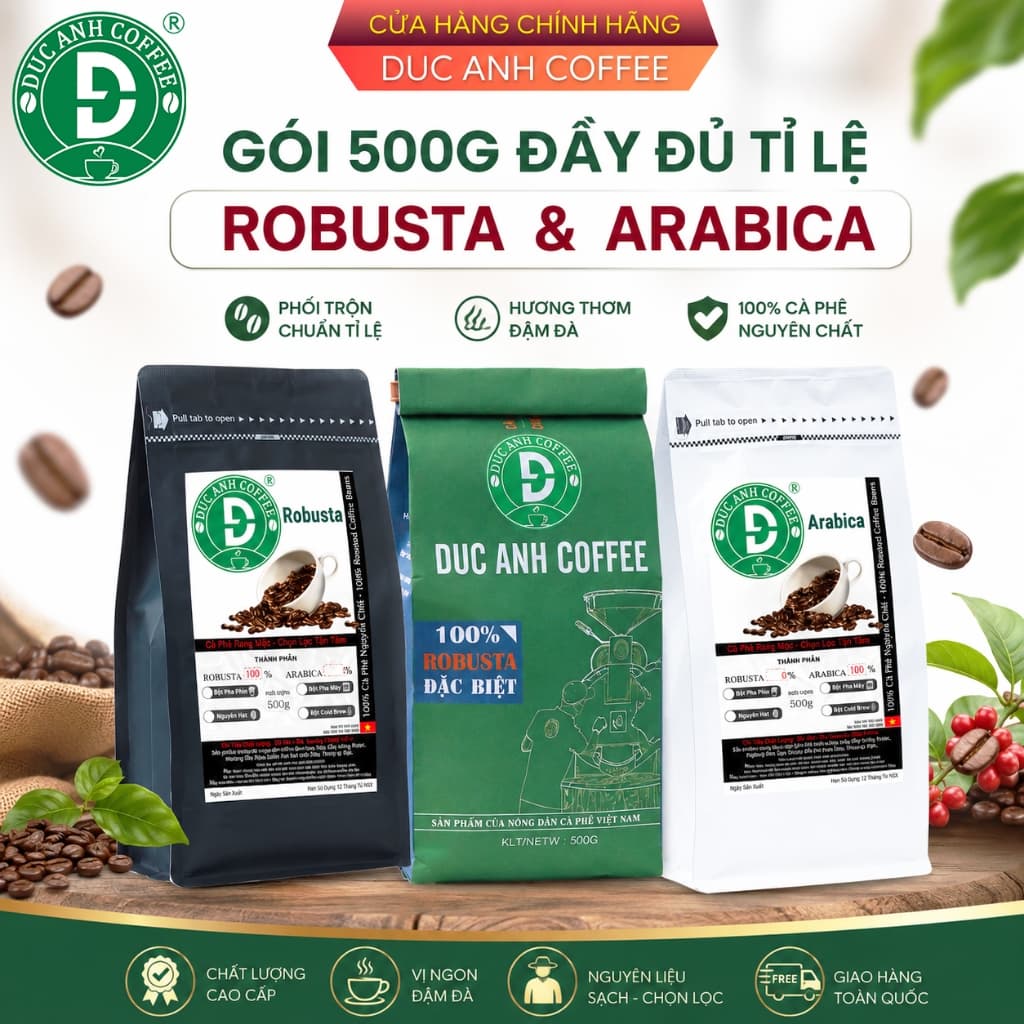 Кофе в зёрнах сорта бленд Robusta/Arabica, 500 г