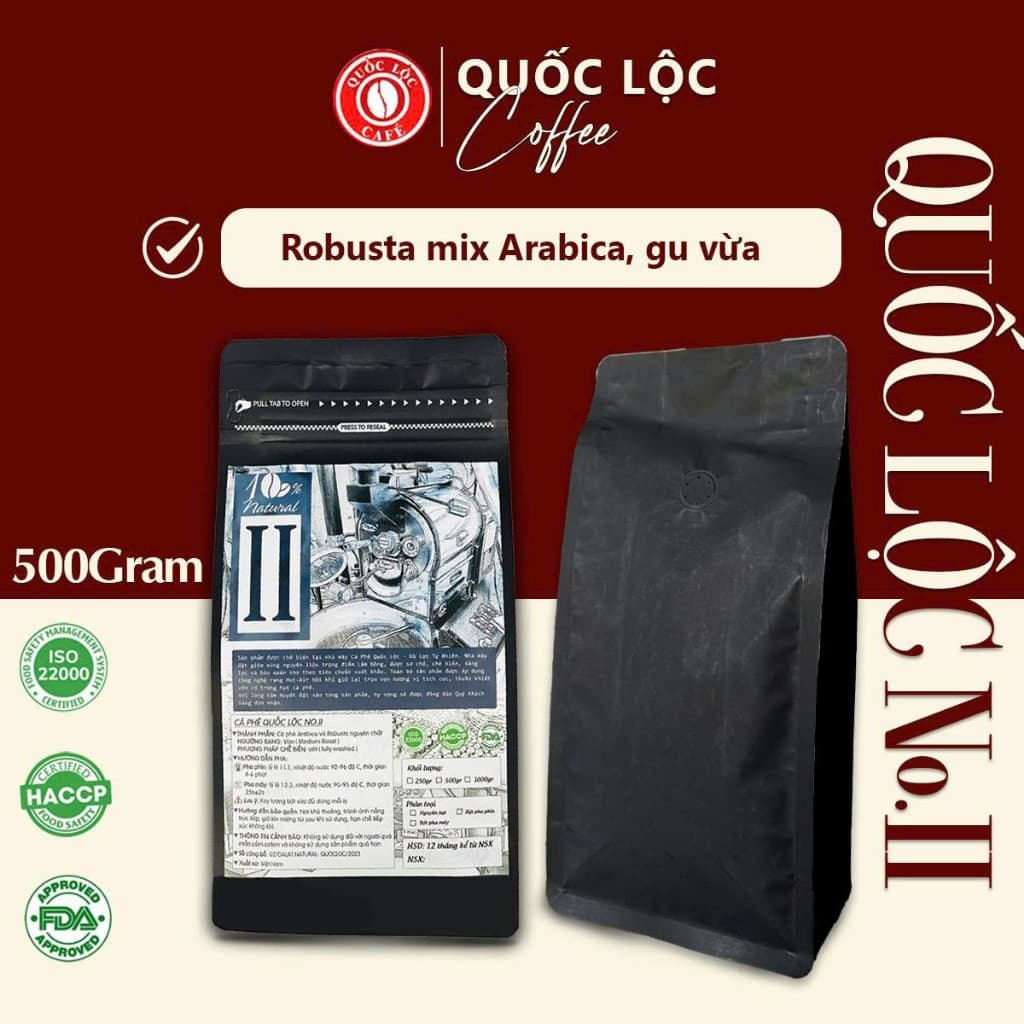 Кофе в зёрнах сорта бленд Robusta/Arabica, 500 г