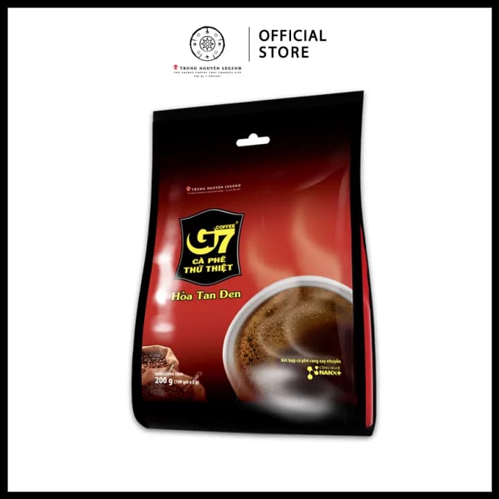 Trung Nguyên G7 растворимый чёрный, без сахара