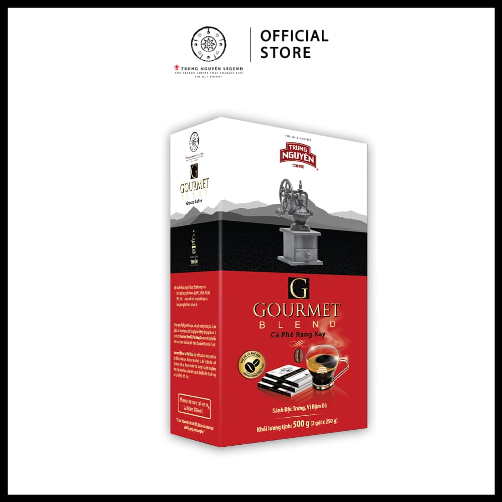 Молотый кофе Trung Nguyên Legend, линейка Gourmet Blend, 500 г