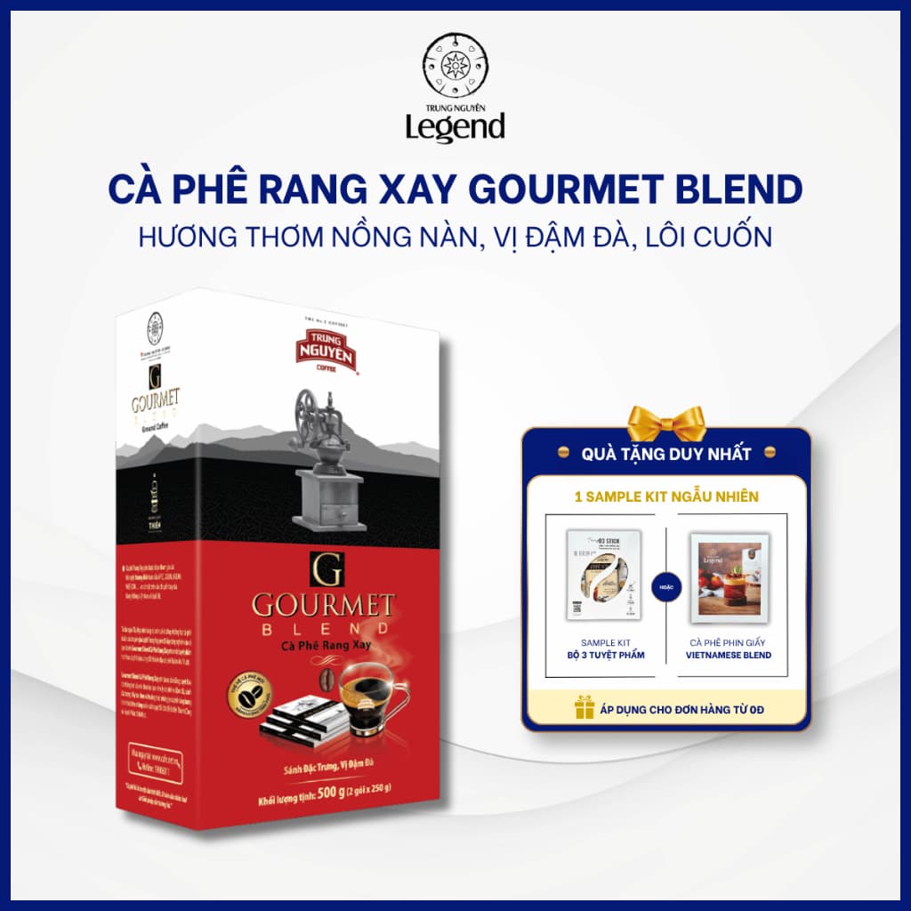 Молотый кофе Trung Nguyên Legend, линейка Gourmet Blend