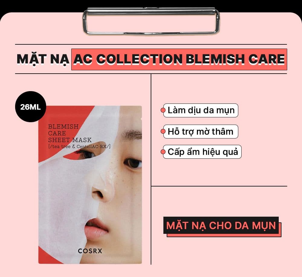 COSRX AC Collection Blemish Care Sheet Mask