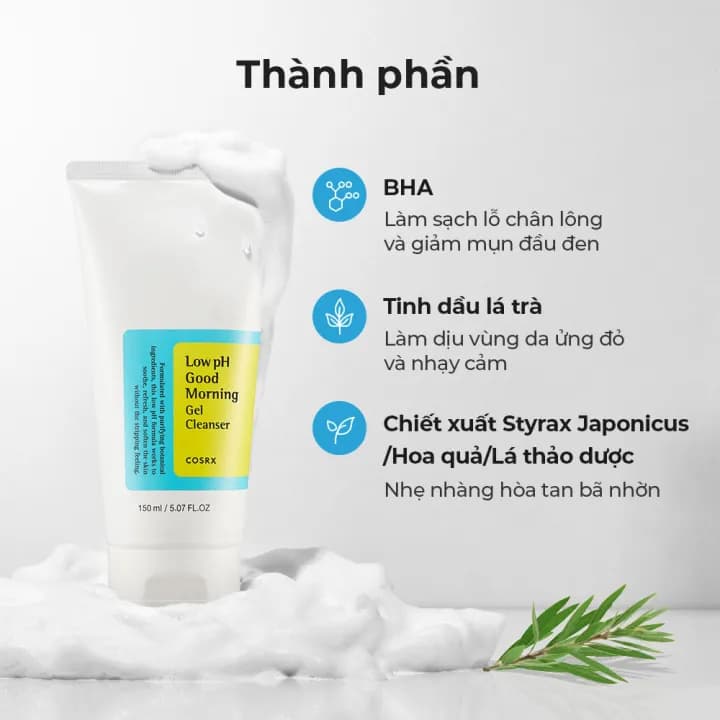 COSRX Low pH Good Morning Gel Cleanser, 150 мл — фото 5
