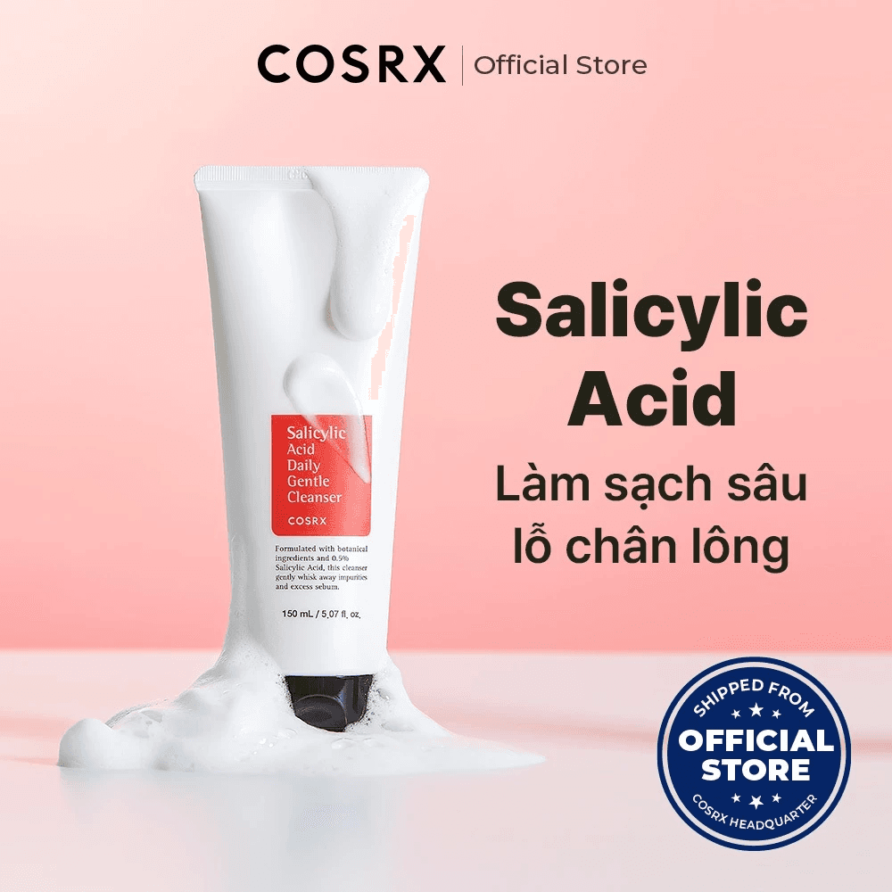 COSRX Salicylic Acid Daily Gentle Cleanser, 150ml