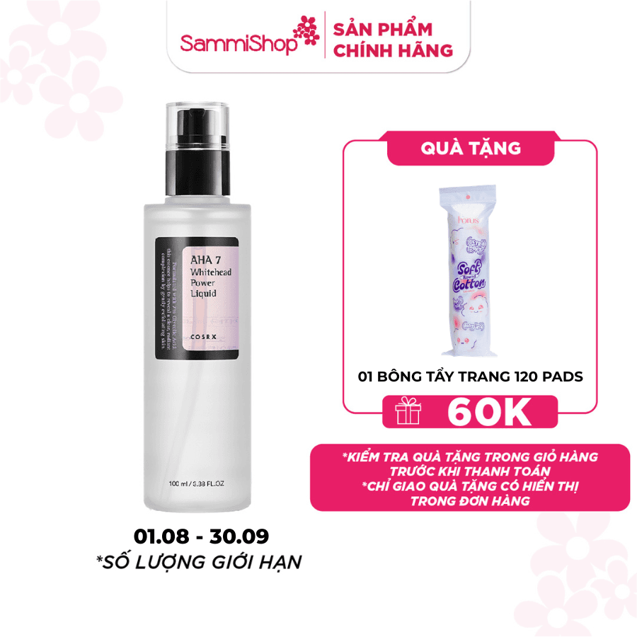 COSRX Tẩy Da Chết AHA 7 Whitehead Power Liquid
