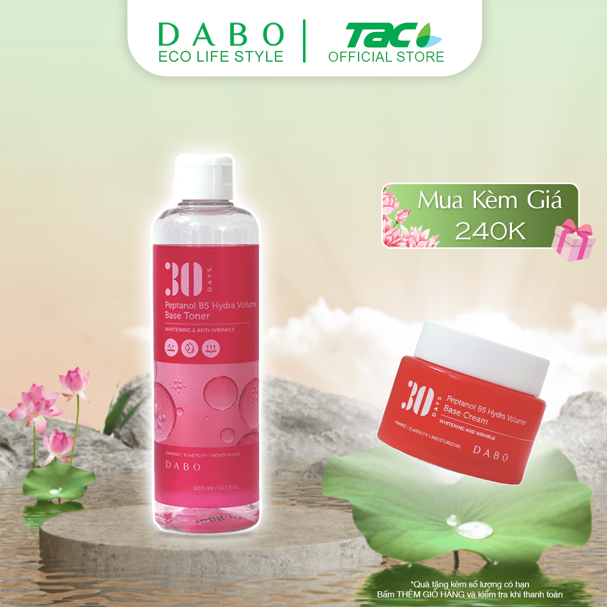 DABO Nước Hoa Hồng Peptanol B5 Hydra