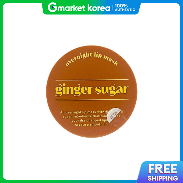 Etude Mặt Nạ Môi Ginger Sugar Overnight, 15g