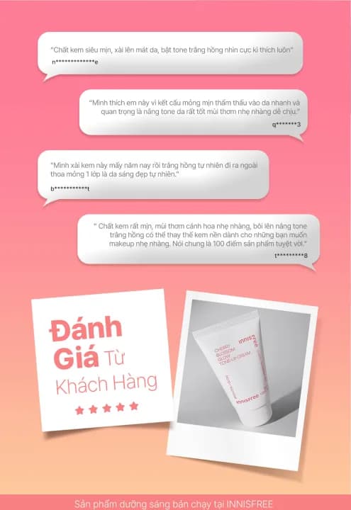 Innisfree Cherry Blossom Tone Up Cream, 50 мл — фото 2