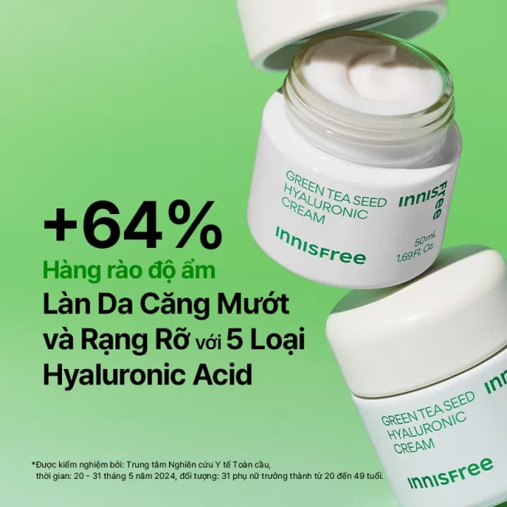 Innisfree Green Tea Seed Hyaluronic Cream — фото 3