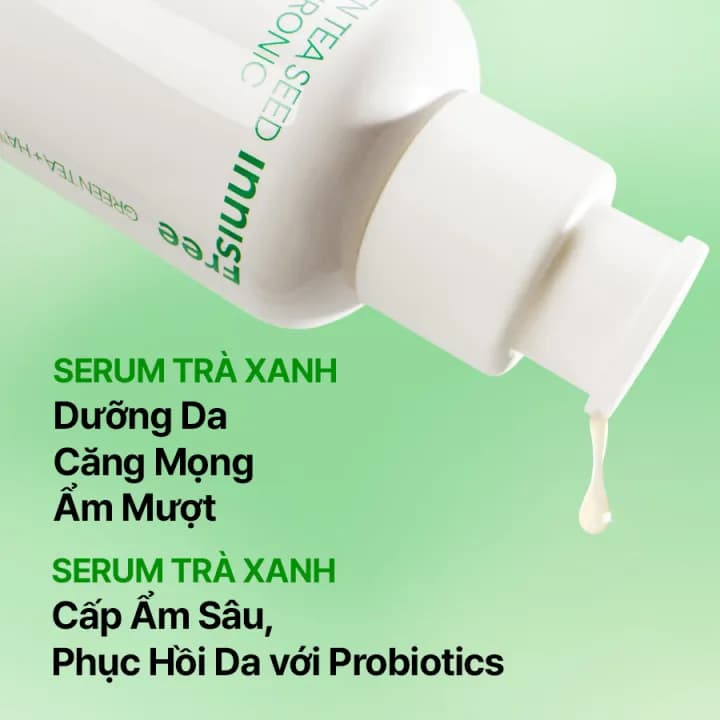 Innisfree Green Tea Seed Hyaluronic Serum, 80 мл — фото 3