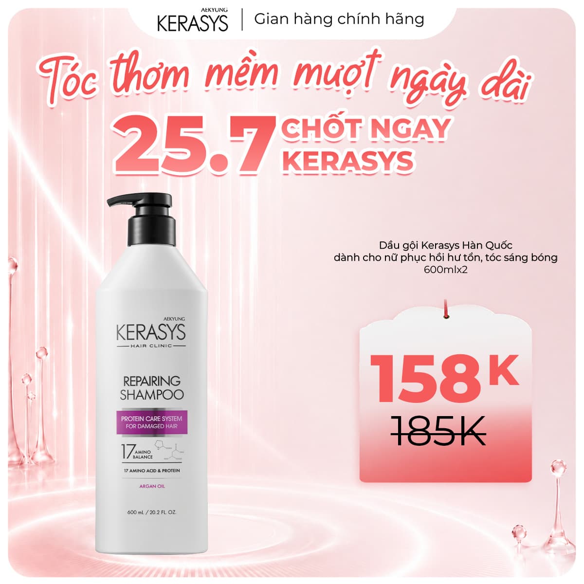 Kerasys Dầu Gội Phục Hồi Nuôi Dưỡng