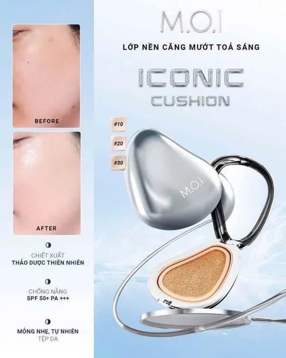 M.O.I Phấn Nước Iconic Cushion SPF50+ — фото 4