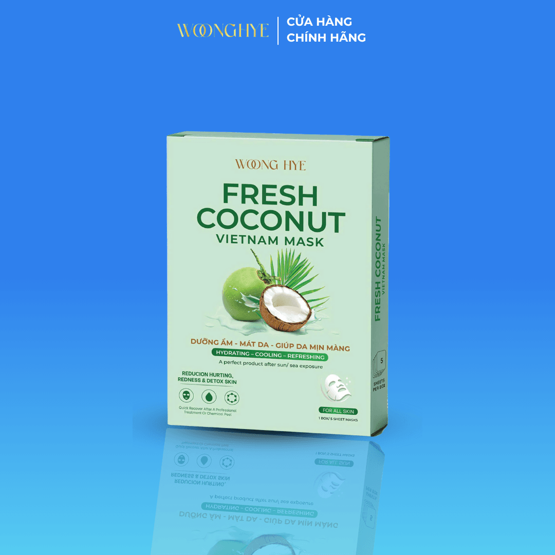 Mặt Nạ Dừa Tươi Fresh Coconut, 25g x 5 túi