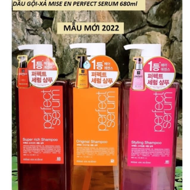 Mise En Scene Perfect Serum Dầu Gội & Dầu Xả