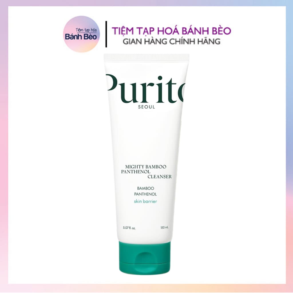 Purito Sữa Rửa Mặt Dịu Nhẹ Mighty Bamboo Panthenol
