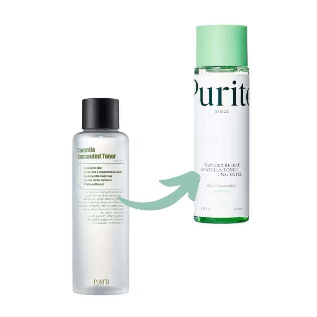Purito Toner Rau Má Centella Unscented, 200ml