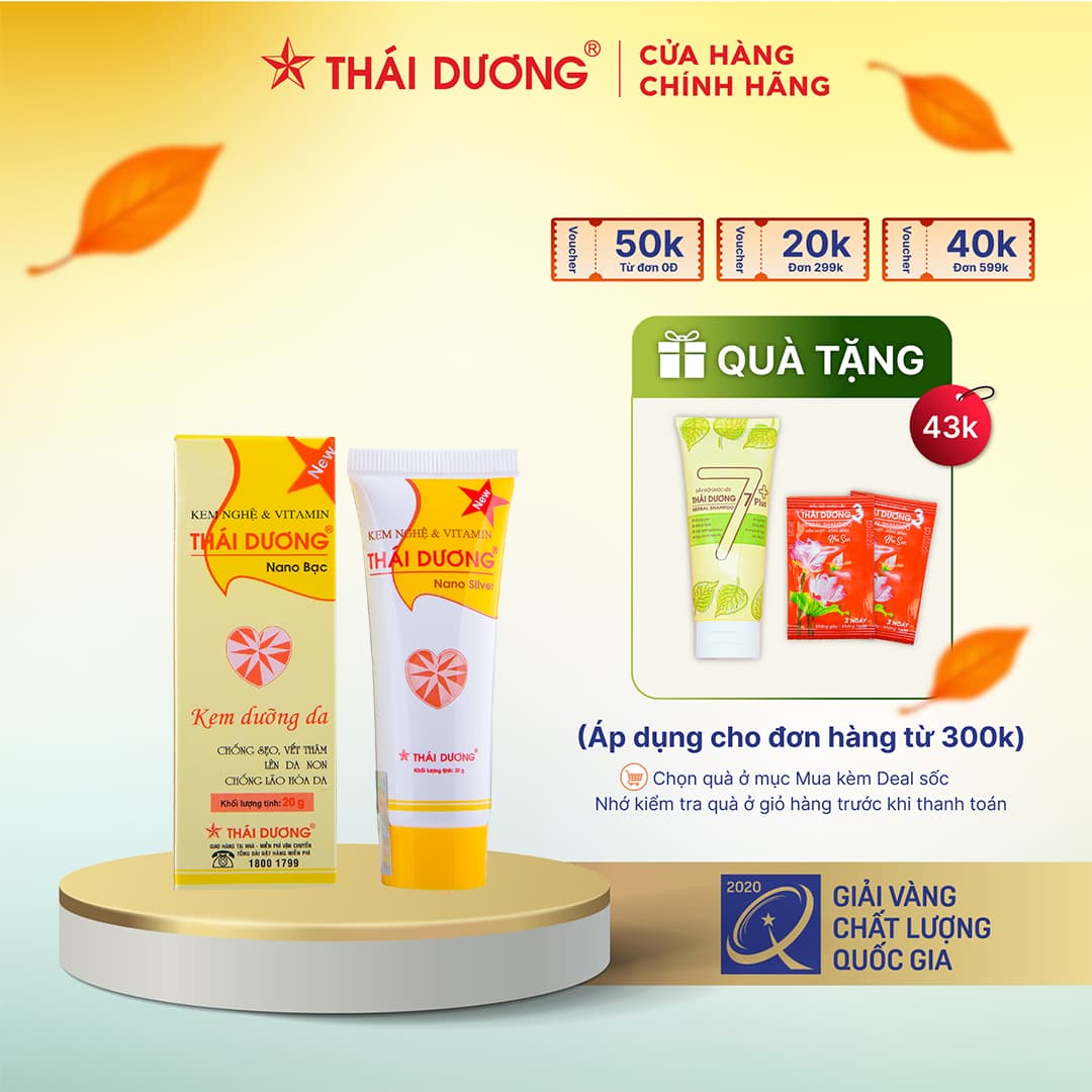 Sao Thái Dương Kem Nghệ Dưỡng Da, 20g