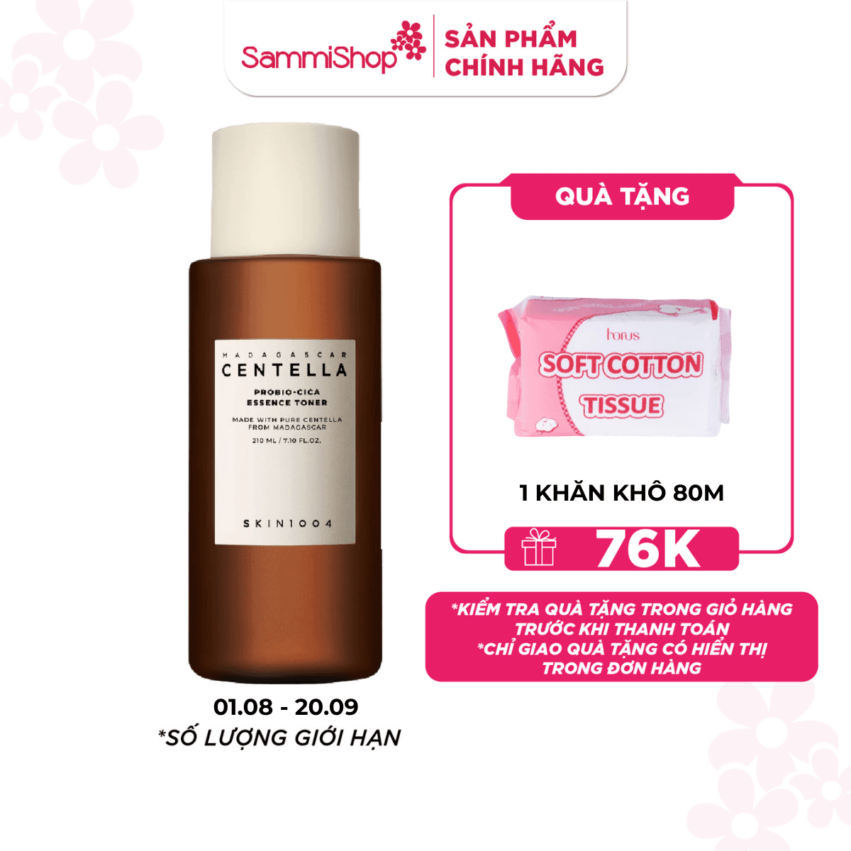 Skin1004 Nước Hoa Hồng Madagascar Centella Toner