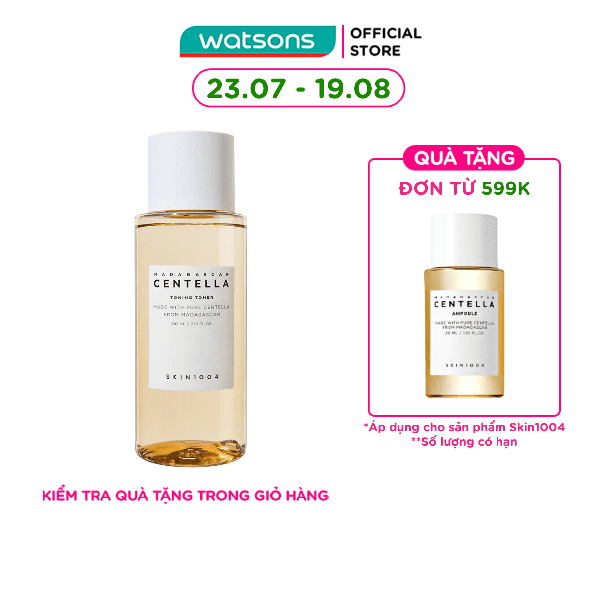 Skin1004 Nước Hoa Hồng Madagascar Centella Toner (v2)
