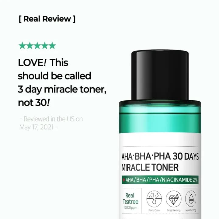 Some By Mi AHA BHA PHA 30 Days Miracle Toner (Rose), 150 мл — фото 7