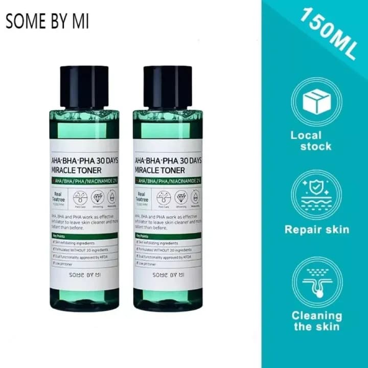 Some By Mi AHA BHA PHA 30 Days Miracle Toner (Rose), 150 мл — фото 8