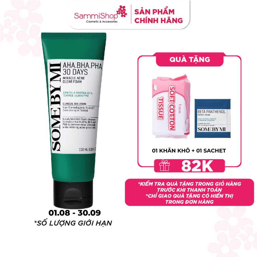 Some By Mi Sữa Rửa Mặt AHA-BHA-PHA 30 Days Miracle