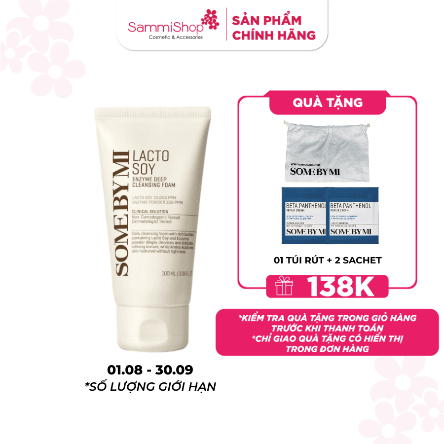 Some By Mi Sữa Rửa Mặt Lacto Soy Enzyme Deep Cleanser