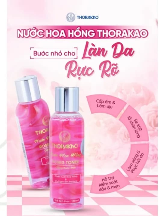 Thorakao Nước Hoa Hồng Tẩy Trang (розовая вода) — фото 3