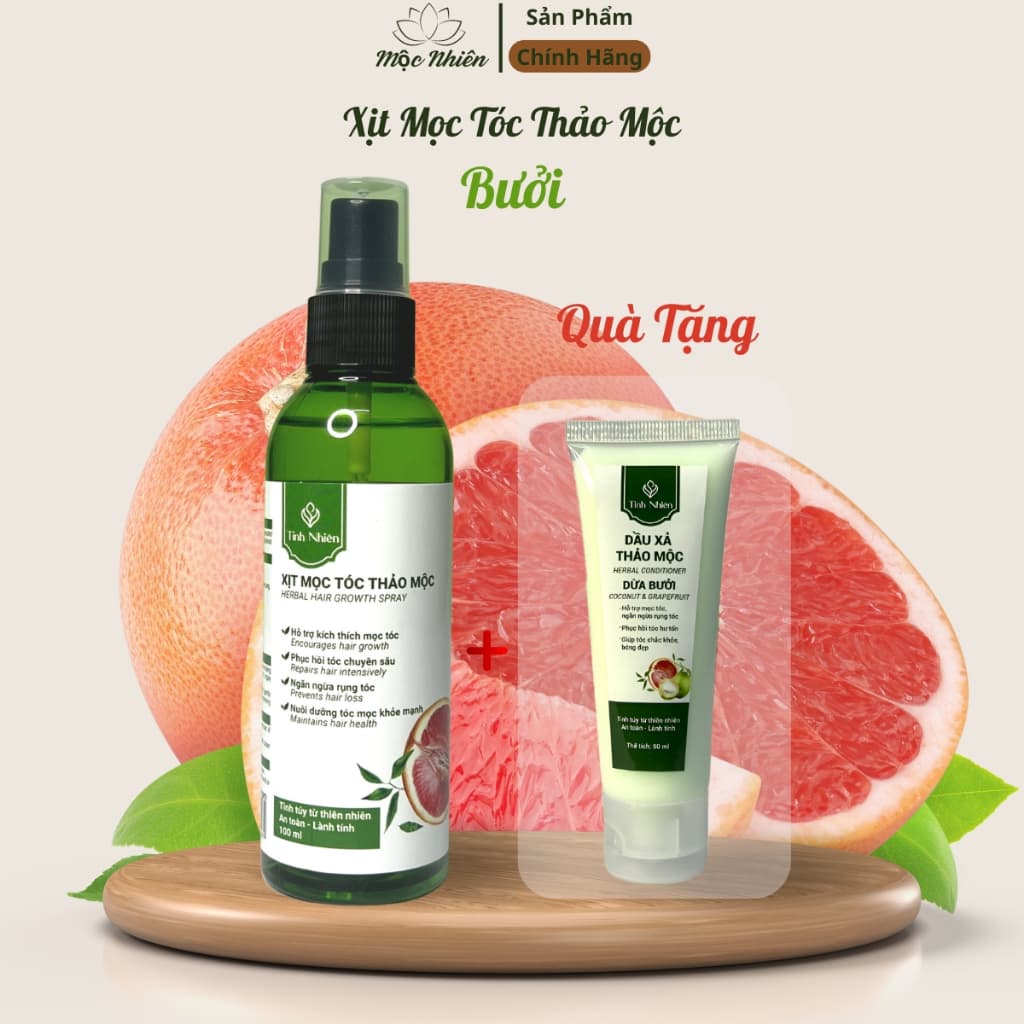 Tinh Nhiên Tinh Dầu Bưởi Xịt Dưỡng Tóc