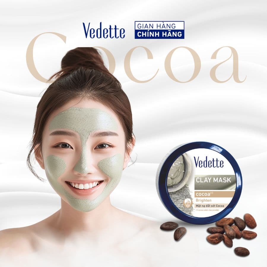 Vedette Mặt Nạ Đất Sét Bùn Non (cacao), 145g