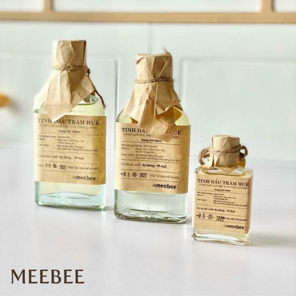 Tinh Dầu Tràm Huế Siêu Đậm Đặc Cho Bé, Meebee