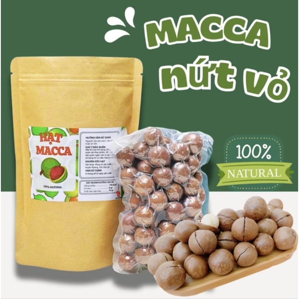 500gr Hạt macca Organic Kbang Gia Lai giàu dinh dưỡng