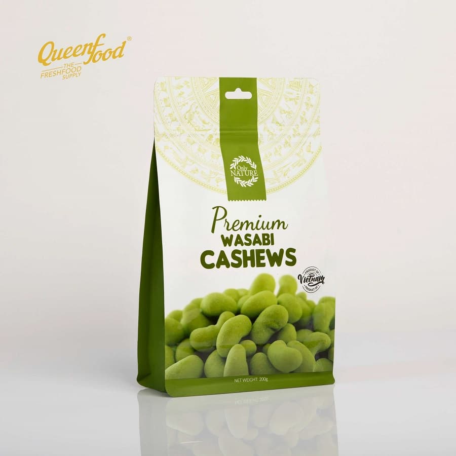 Hạt Điều Wasabi Only Nature, 200gr, Hàng Việt Nam Xuất Khẩu
