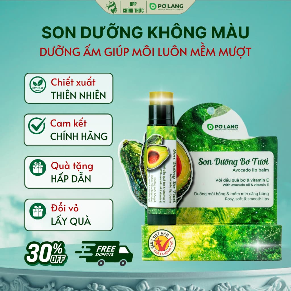 Son dưỡng Pơ Lang авокадо и гак
