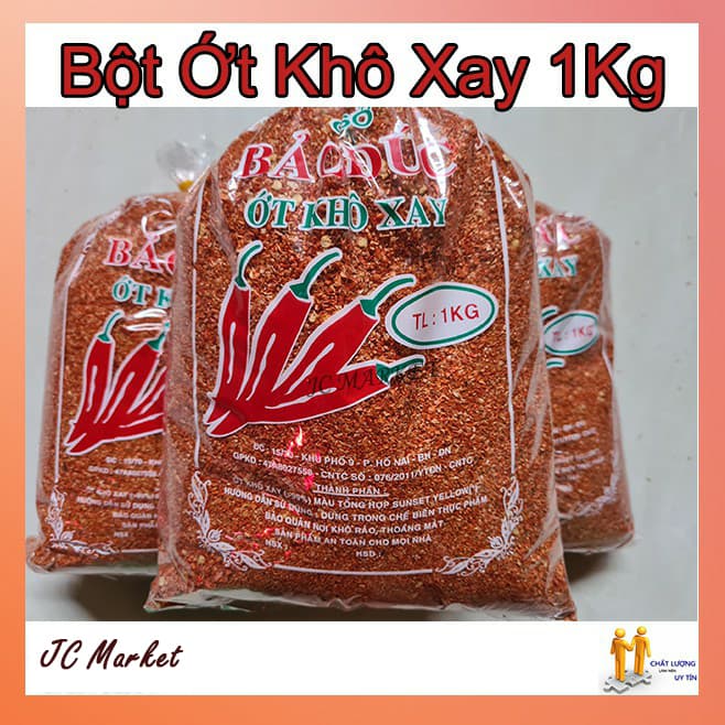 Bột Ớt Khô Xay Không Cay (dùng nướng gà), 1kg