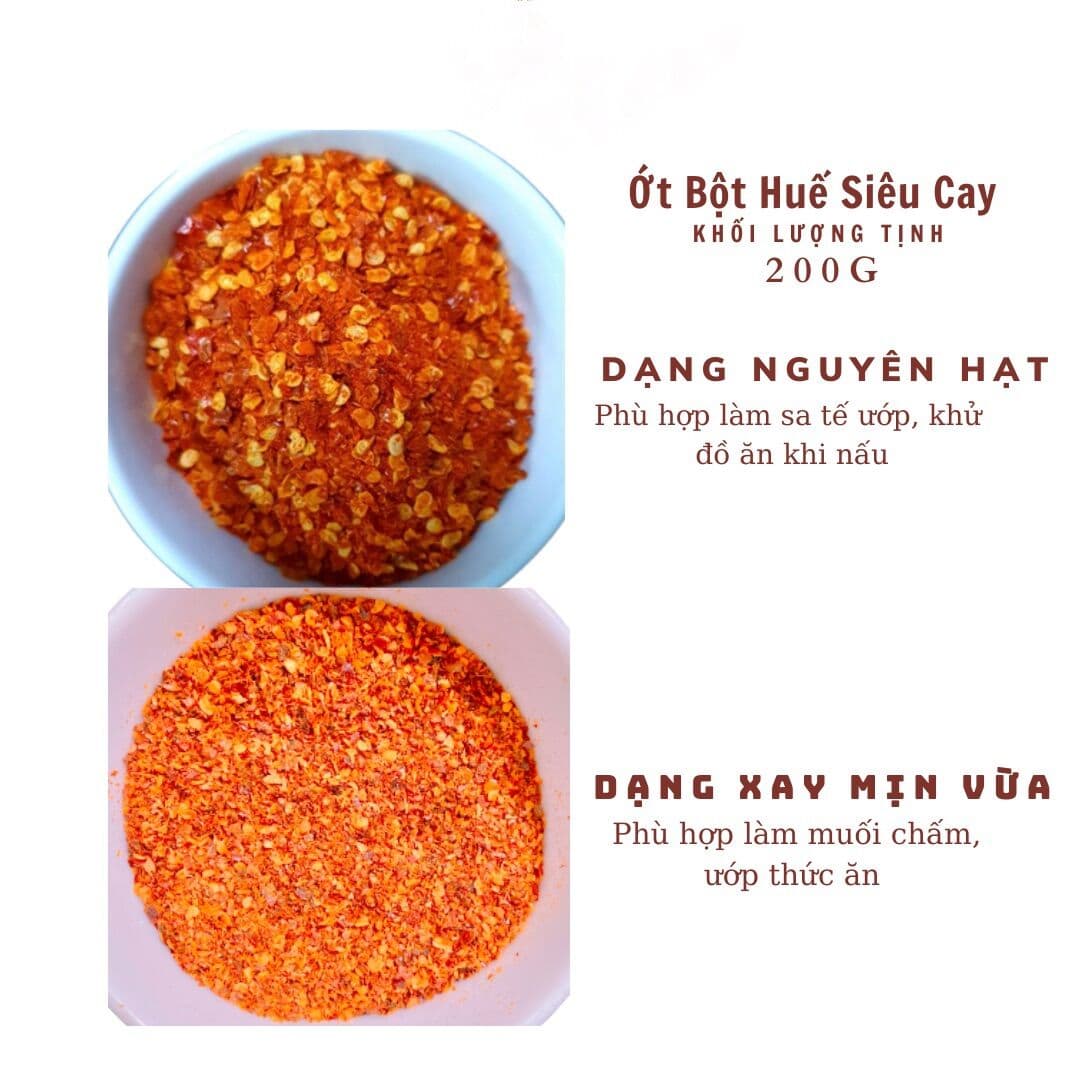 Ớt Bột Huế Nhà Làm, 200g