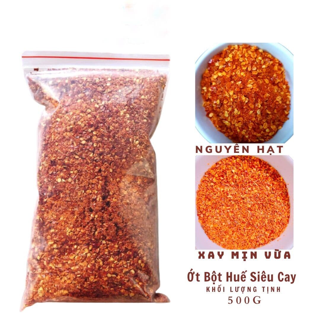 Ớt Bột Siêu Cay Nhà Làm, 500g