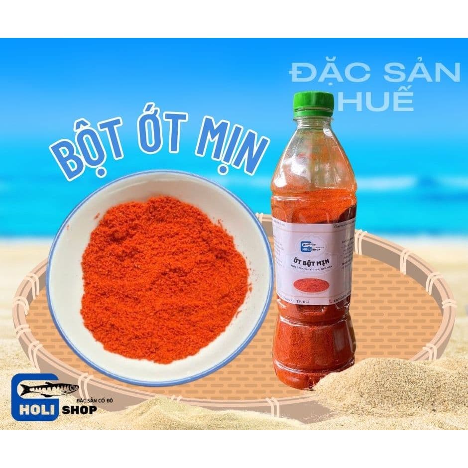 Ớt Bột Mịn – Đỏ Tự Nhiên, Cay Nhẹ Thơm Lâu, Xay Nhuyễn