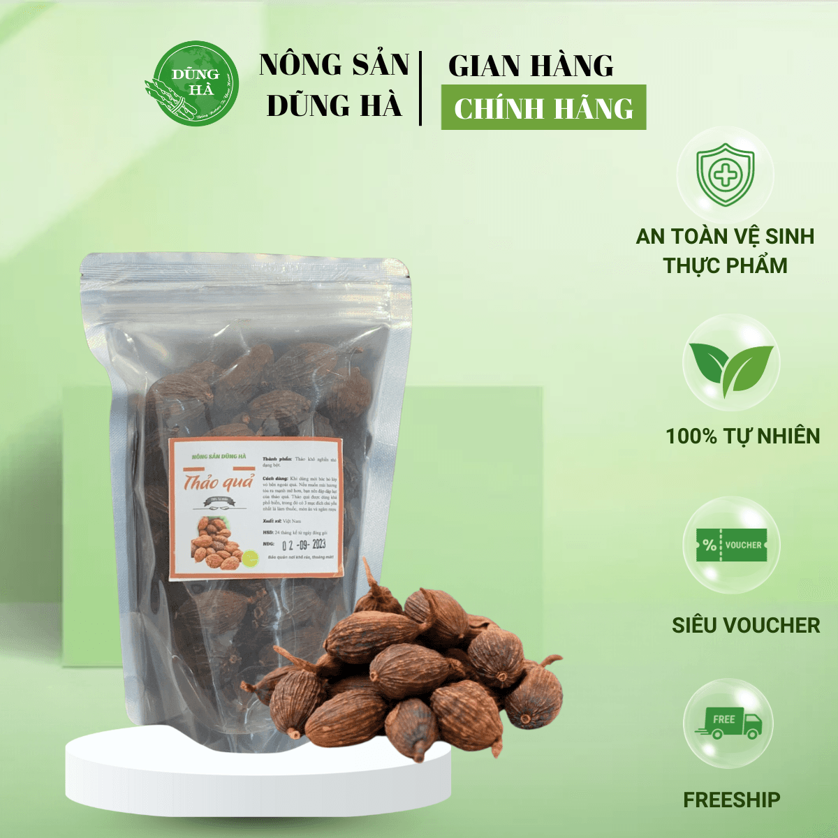 Thảo Quả Khô Sấy Sạch Tây Bắc