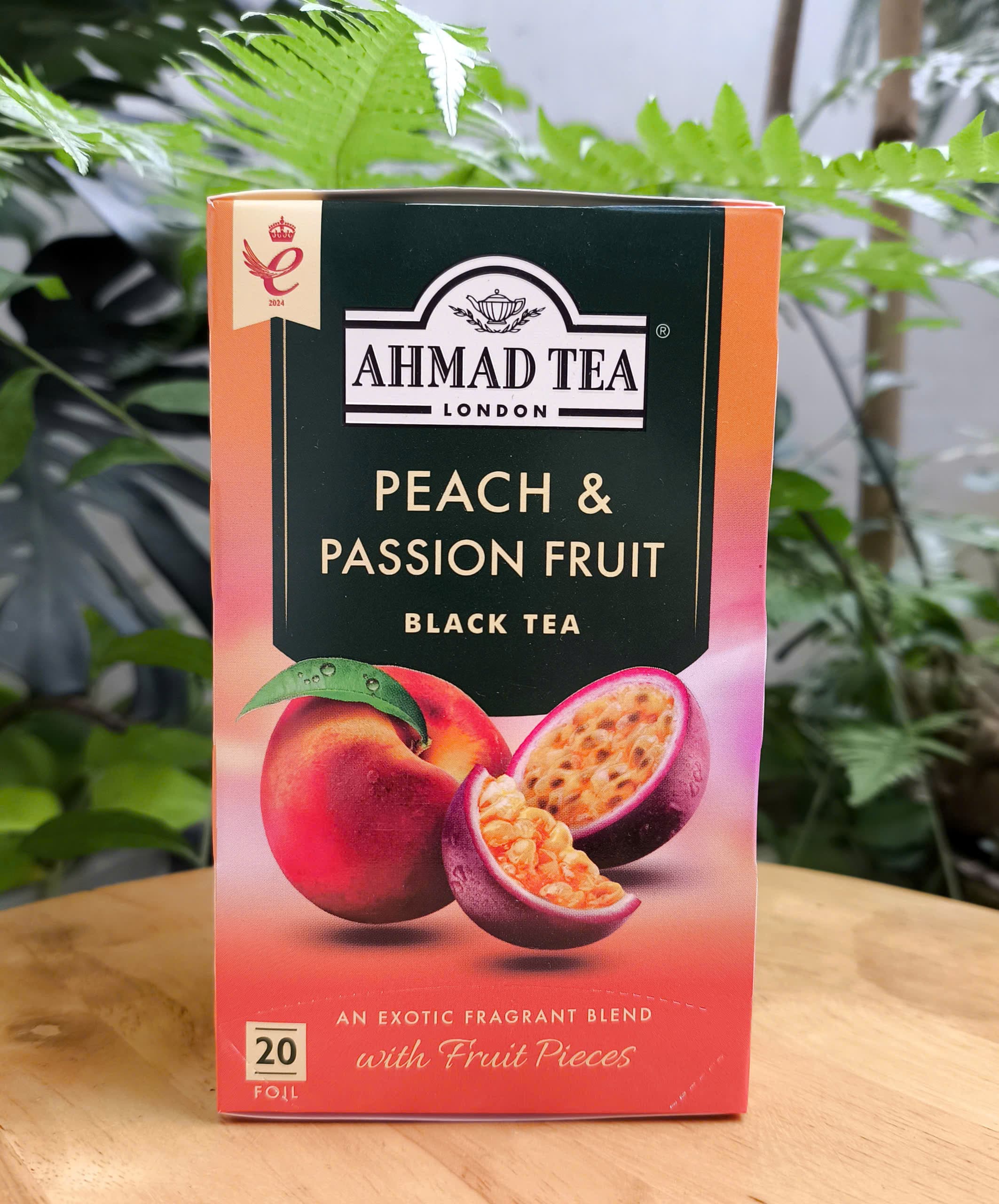 Ahmad Tea Trà Đen Túi Lọc Vị Đào Chanh Dây