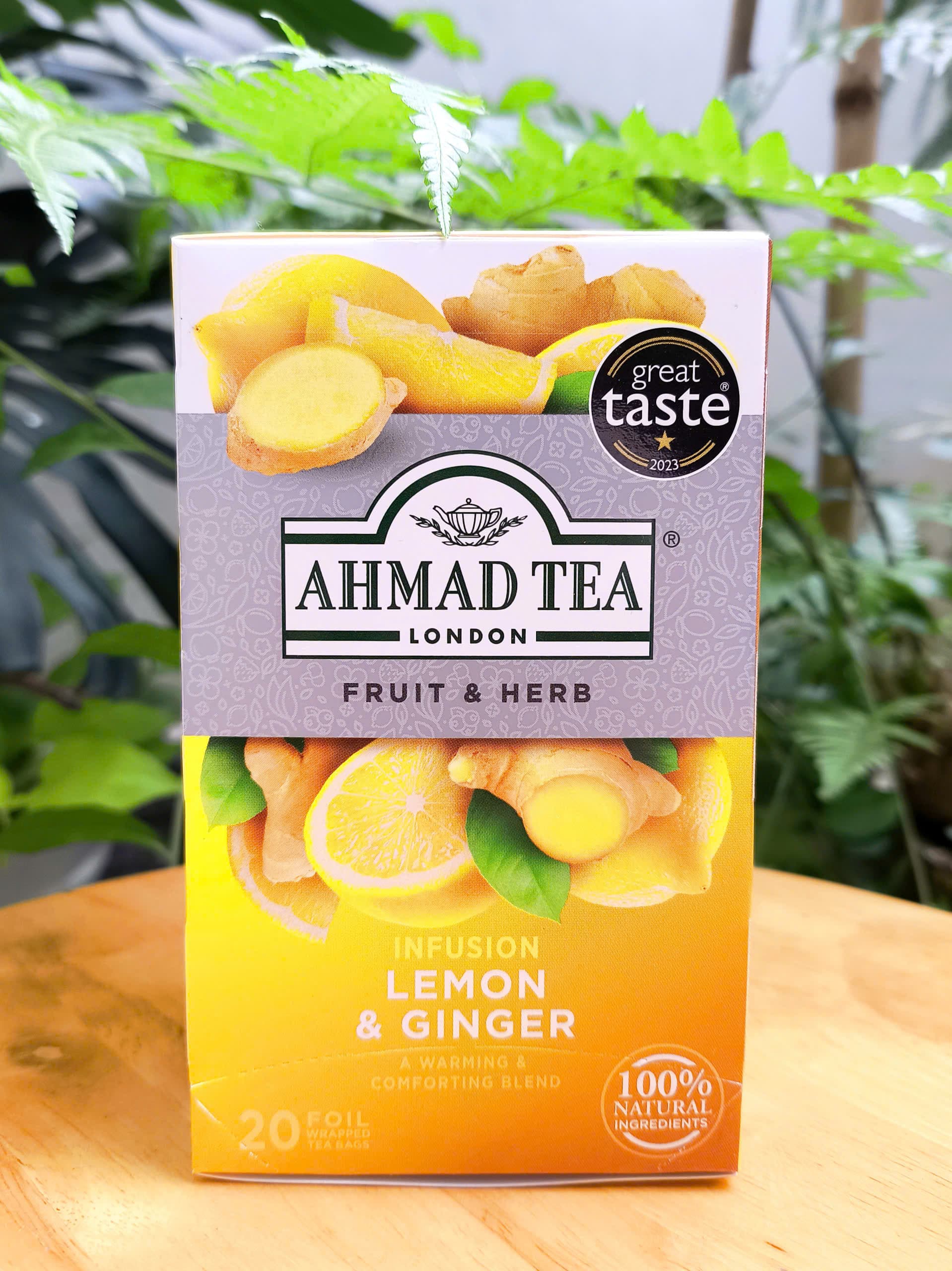 Ahmad Tea Trà Thảo Mộc Túi Lọc Vị Chanh Gừng