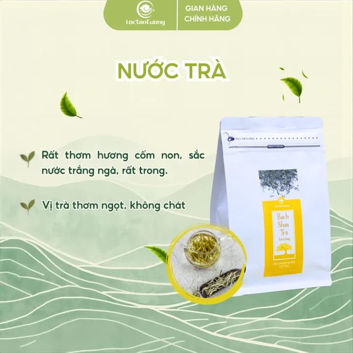 Bạch Trà Suối Giàng - Trà Shan Tuyết cổ thụ trên 300 năm tuổi, 100g — фото 5