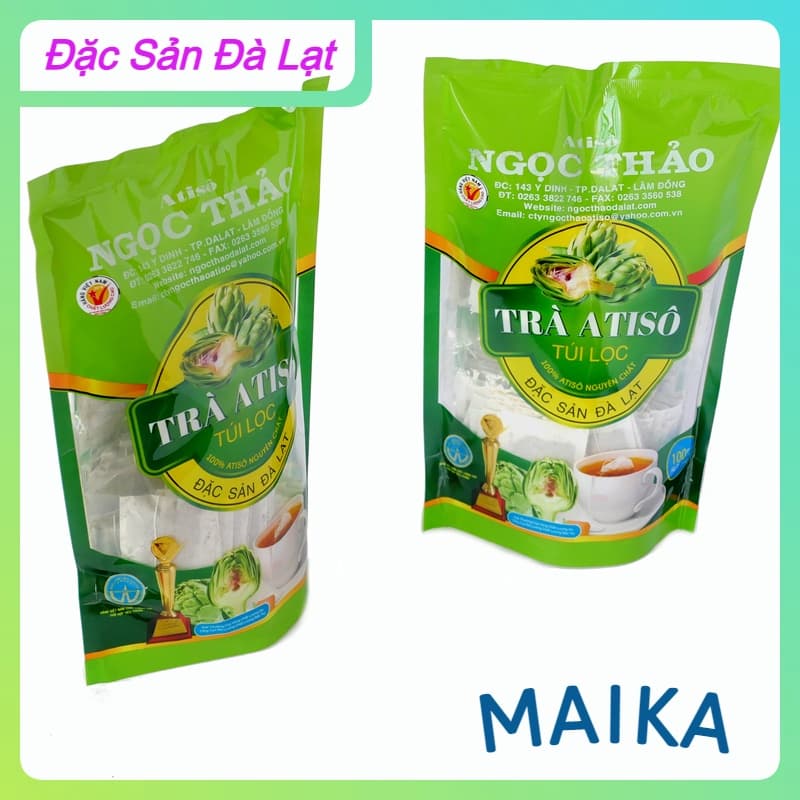 Combo 2 Gói Trà Atiso 100 Túi Lọc Đặc Sản